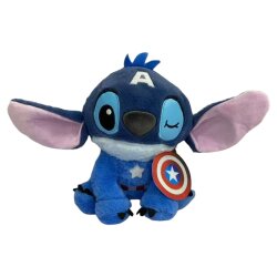 Yumşaq Stitch Capitan Amerika 25sm 0881-G12 - 