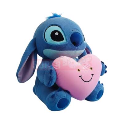 Yumşaq Stitch Ürəkli 60sm 0881-G-2 - 1